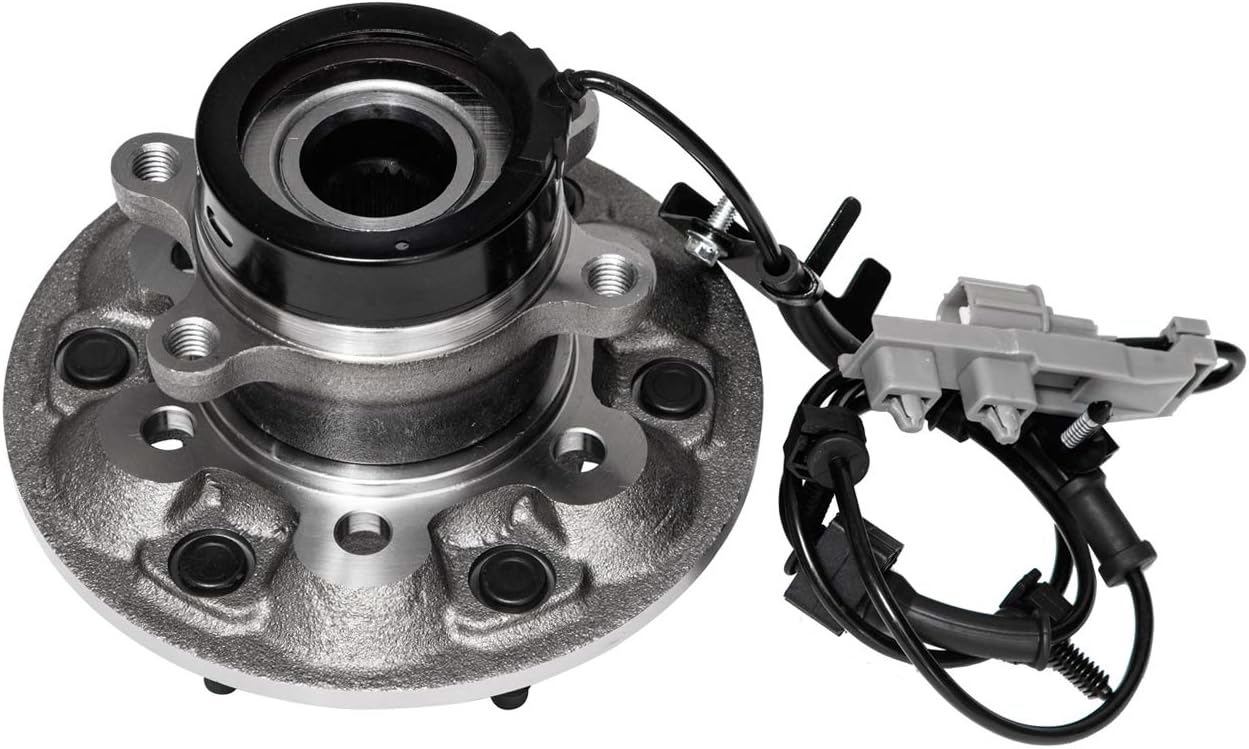 TUCAREST 515110 Front Left Wheel Bearing and Hub Assembly Compatible With 04-08 Chevrolet Colorado GMC Canyon 2006 Isuzu i-350 07-08 Isuzu i-370 [4WD 4x4 Only;6-Stud Hub W/ABS]