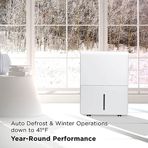 Tcl Dehumidifier 50 Pint Smart Dehumidifier With Uv-C Washable Filter H50D27W Dehumidifier