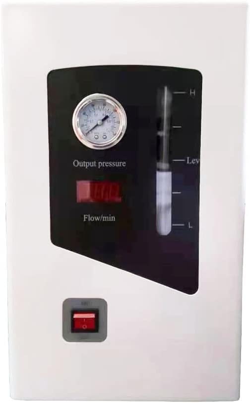 INTBUYING Electrolysis Hydrogen Generator High Purity Hydrogen H2 Generator 0-300ML/min 99.999% Laboratory Hydrogen Gas Source by Electrolysis of Water 110V