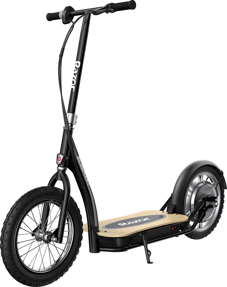 EcoSmart SUP Electric Scooter for Adult – Black, 16" Air-Filled Tires, 350w Hub Motor, up to 15.5 mph - Curated Treasures Market