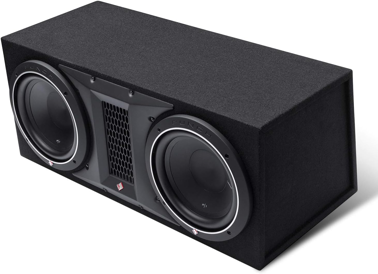 Rockford Fosgate Punch P1-2X10 Dual P1 10" Loaded Subwoofer Enclosure Ported