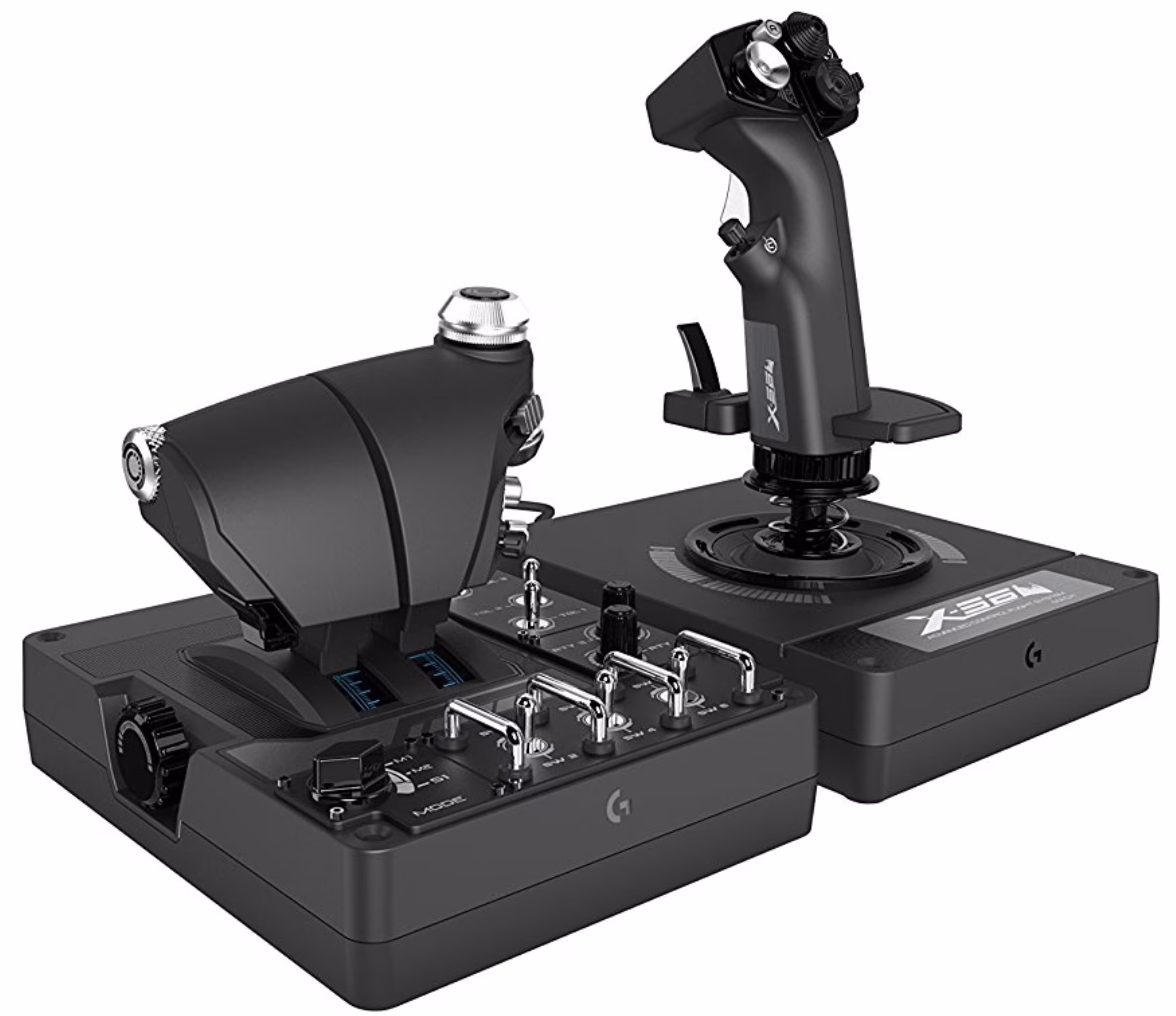 Logitech G X56 H.O.T.A.S. RGB Throttle and Stick Simulation Controller for VR Gaming