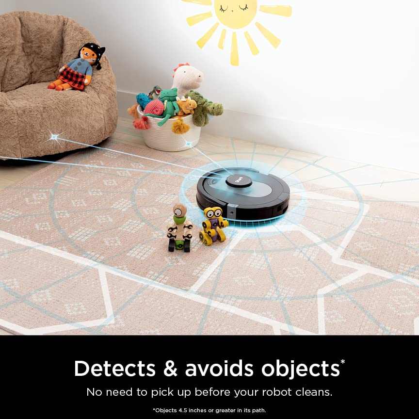 Shark AV752 ION Robot Vacuum, Tri-Brush System, Wifi Connected, 120 Min Runtime, Works with Alexa, Multi Surface Cleaning, White