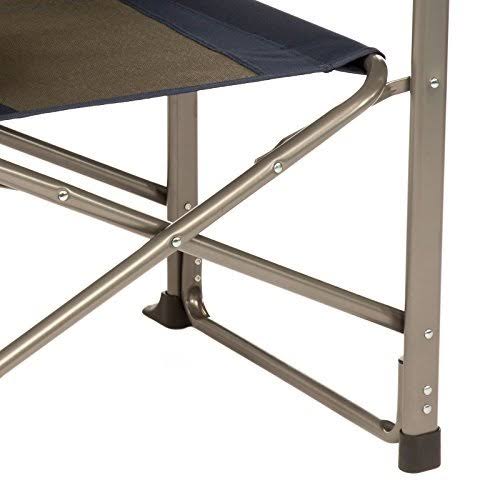 Kamp-Rite Director S Chair with Side Table, Blue