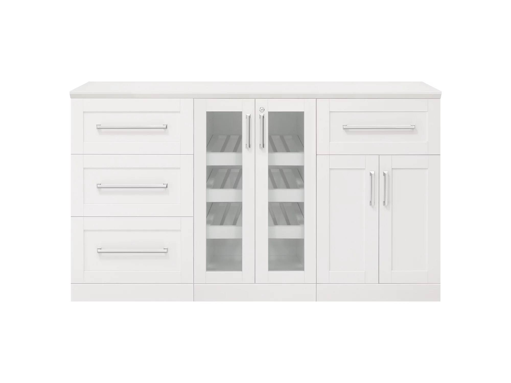 Home Bar Series 4 Piece Cabinet Set - 21 in.