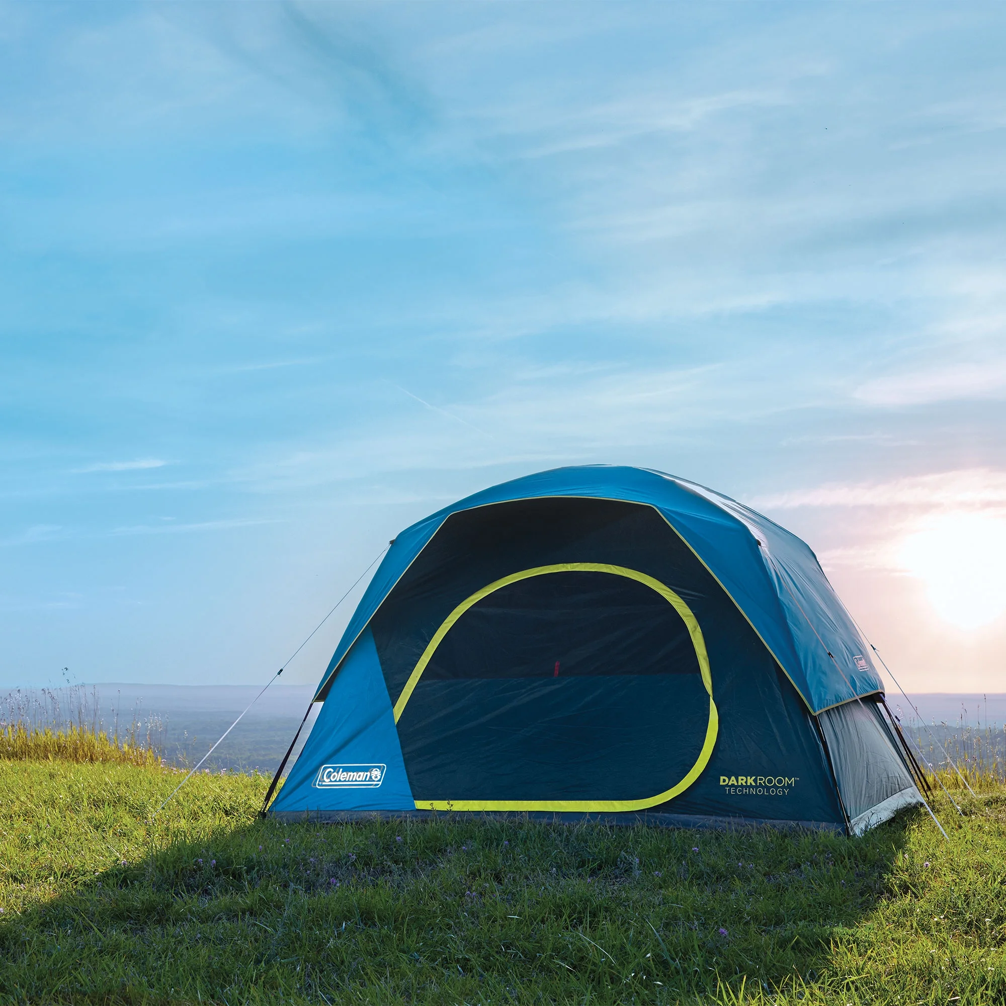 Coleman Skydome 8-Person Camping Tent-Dark Room Skydome 8-Person Camping Tent
