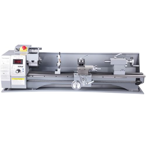 VEVOR Metal Lathe, 8.26"x28.3" Lathe Machine, 2500 RPM Variable Speed Change 750W Brushless Motor Precision Lathe Milling Machine for Various Metal Turning Working