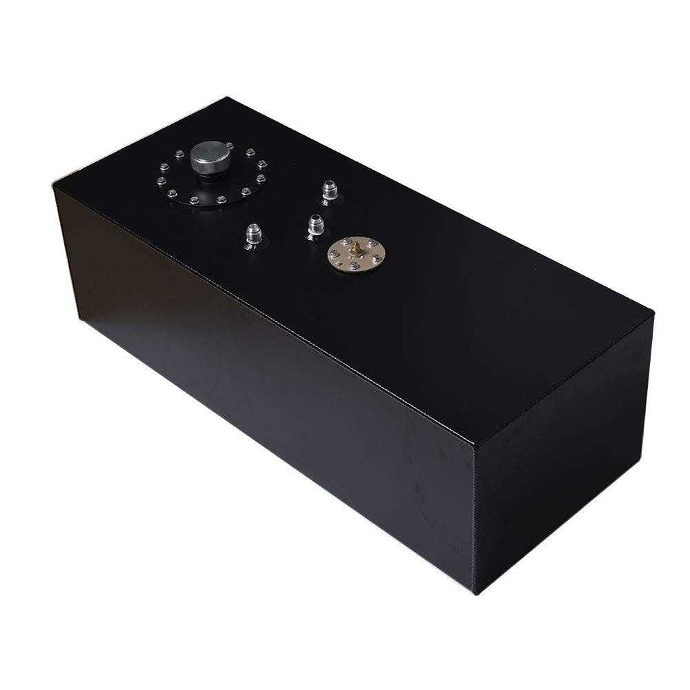 Aluminum Racing/Drift Fuel Cell Gas Tank &amp; Cap &amp; Level Sender 15 Gallon/57L Black - Shop Hardware Tools Online Store