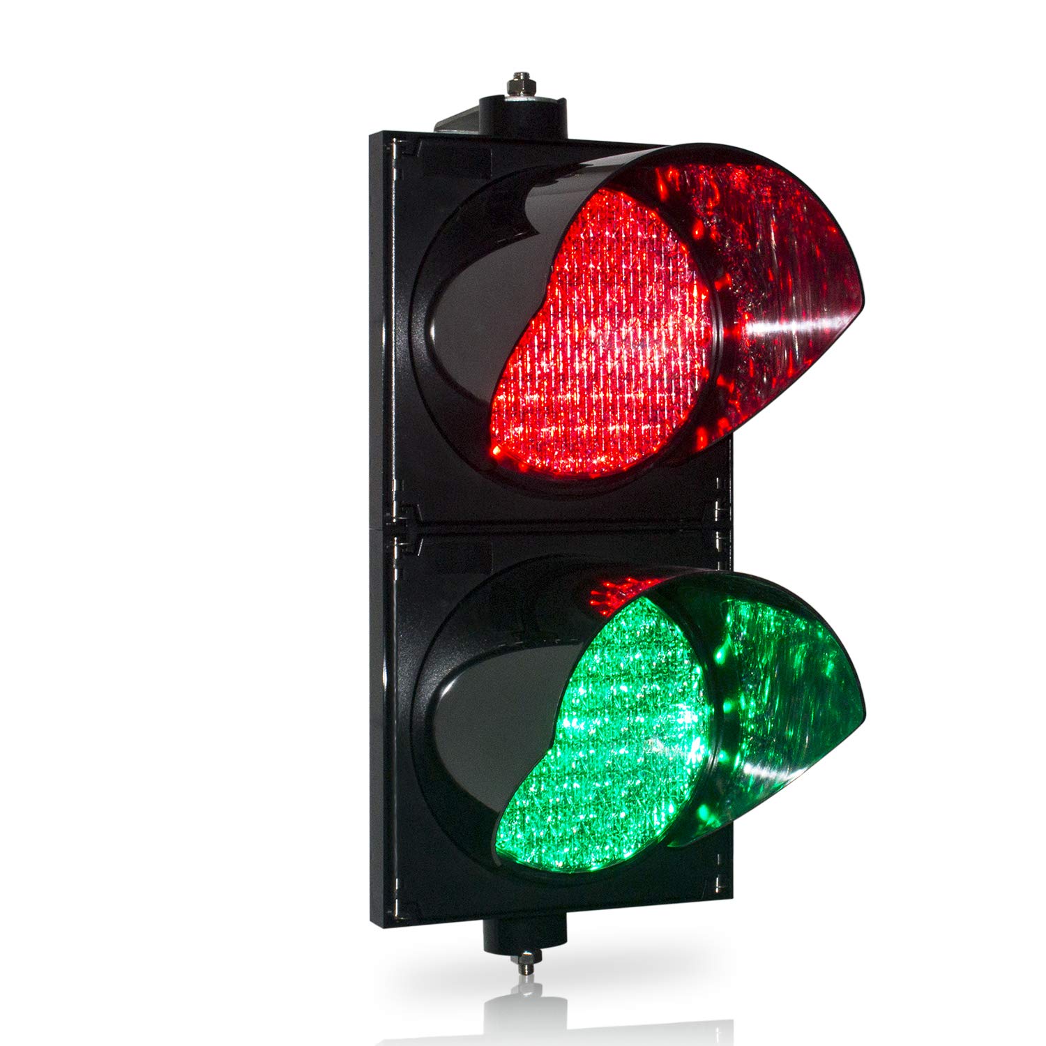 BBMi DC9-36V 200mm(8inch) Traffic Light, Red/Green Stop and Go Light, Traffic Signal Light, PC Housing Waterproof IP65 Industrial LED Traffic Stop Light, Dock Bay Indicator Warning Light