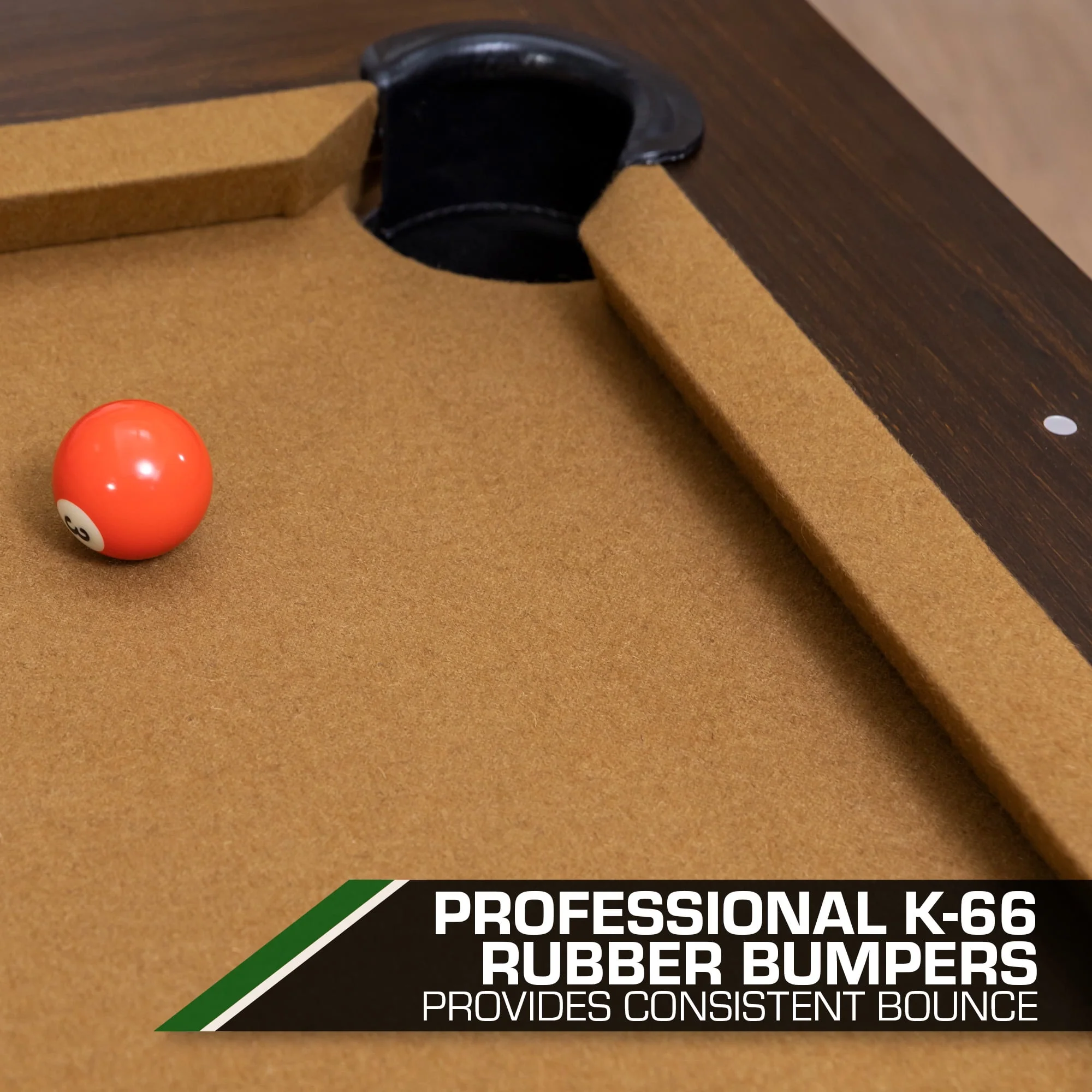 Classic Sport Dayton 96 x 55 Pool Table, Tan, Set up in 10 Minutes
