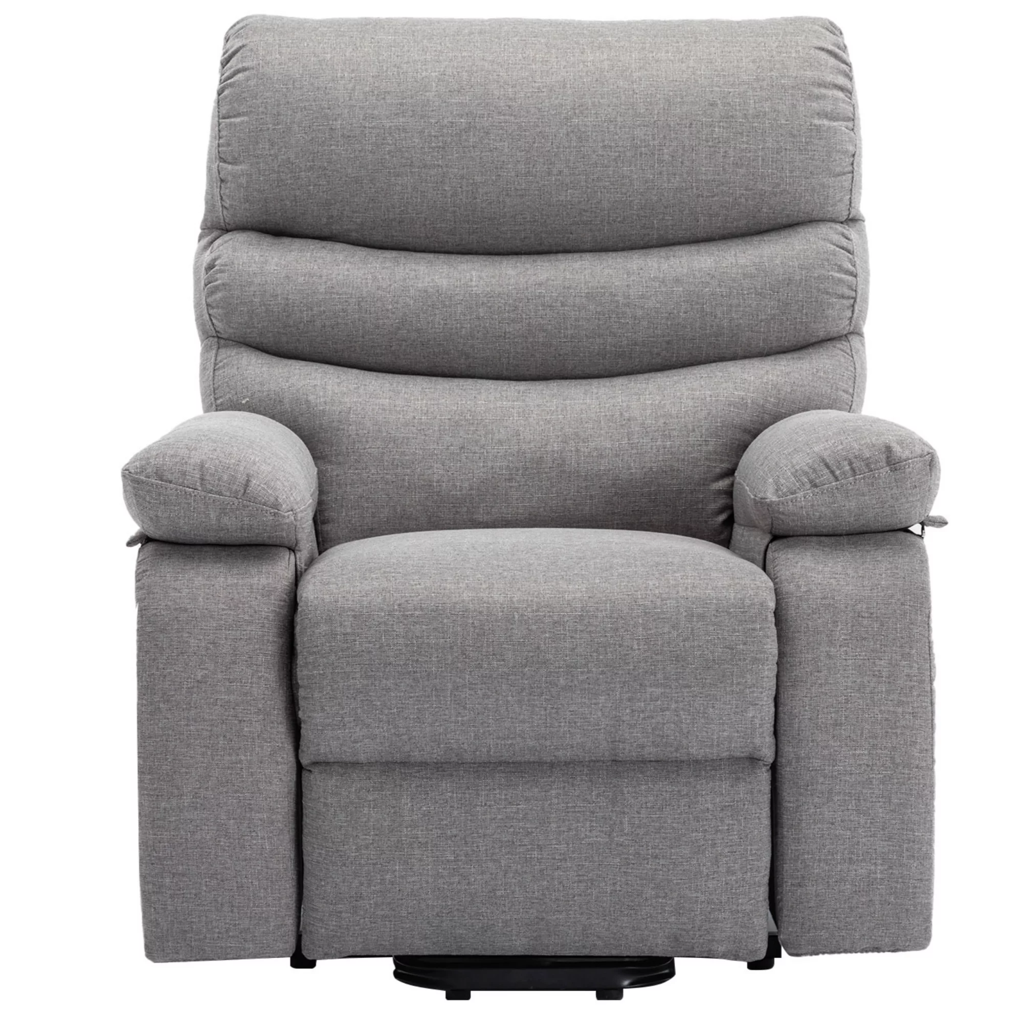 Power Lift Chair Recliner Sofa with Massage and Heat for Elderly Modern for Living Room Bedroom 3 Positions with Side Pockets Remote Control