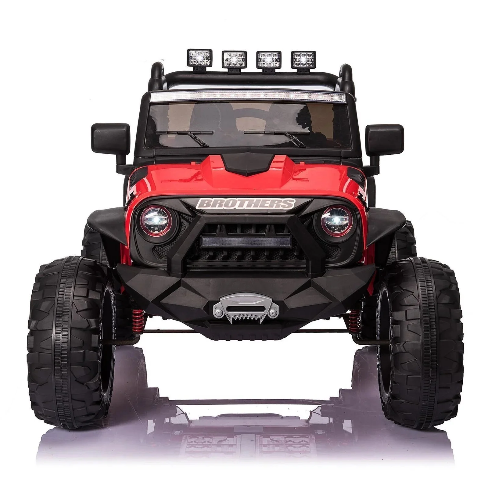 Electric 24V Kids Ride on Truck Car Jeep MP3 LED w/Remote Control - 2 Seats, 400W - Curated Treasures Market