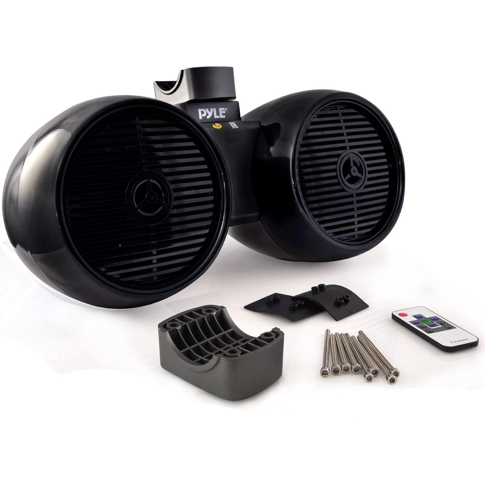 Pyle Dual Marine Tower Speakers, Wakeboard Water Resistant Sound System PLMRWB852LEB