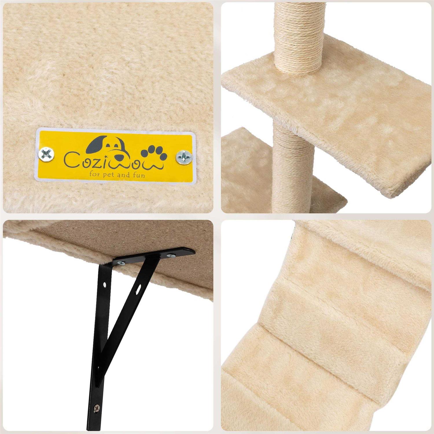 Coziwow Wall Mounted Shelves Set Cat Tree - Pet Supplies online store