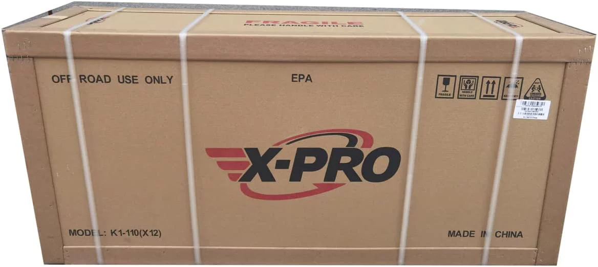 X-Pro Brand New 110cc Dirt Bike, Automatic Transmission Electric Start Chain Drive 12"/10" Wheels