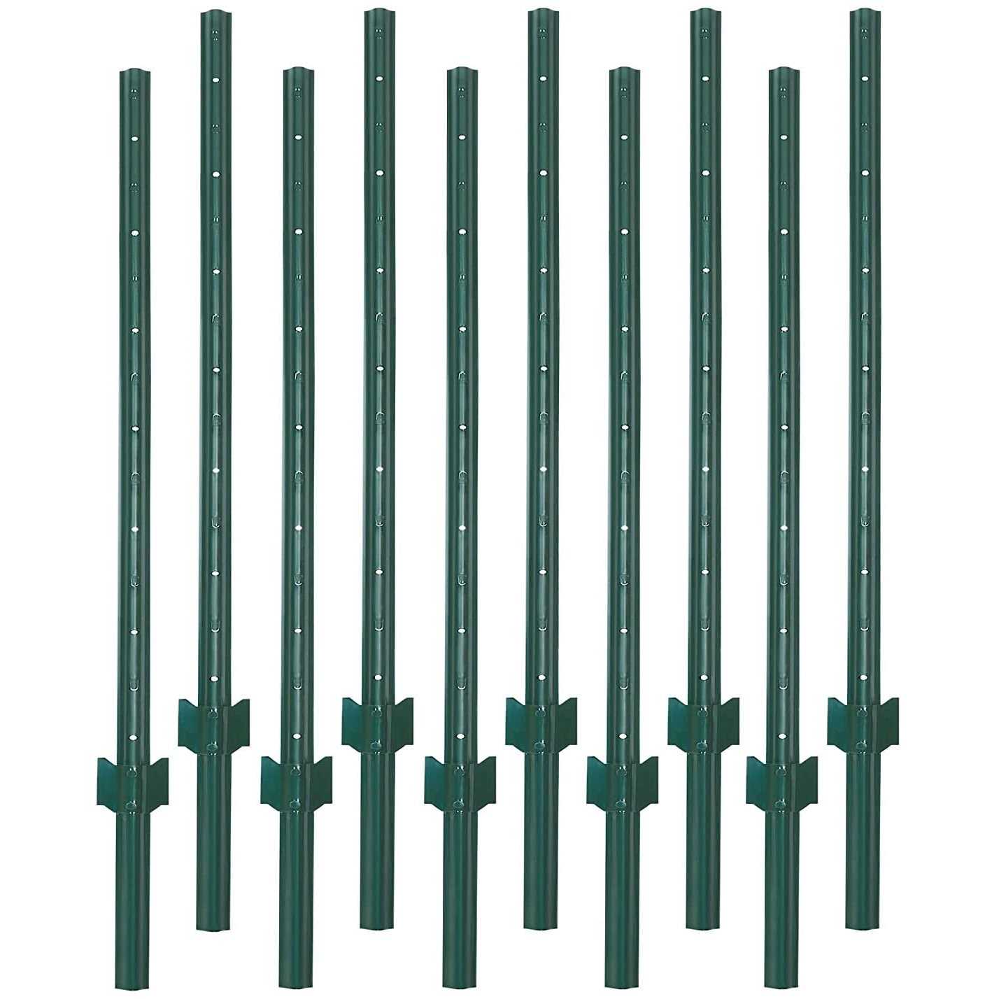 VASGOR Sturdy Duty Metal Fence Post Garden U Post for Fencing - Shop Hardware Tools Online Store