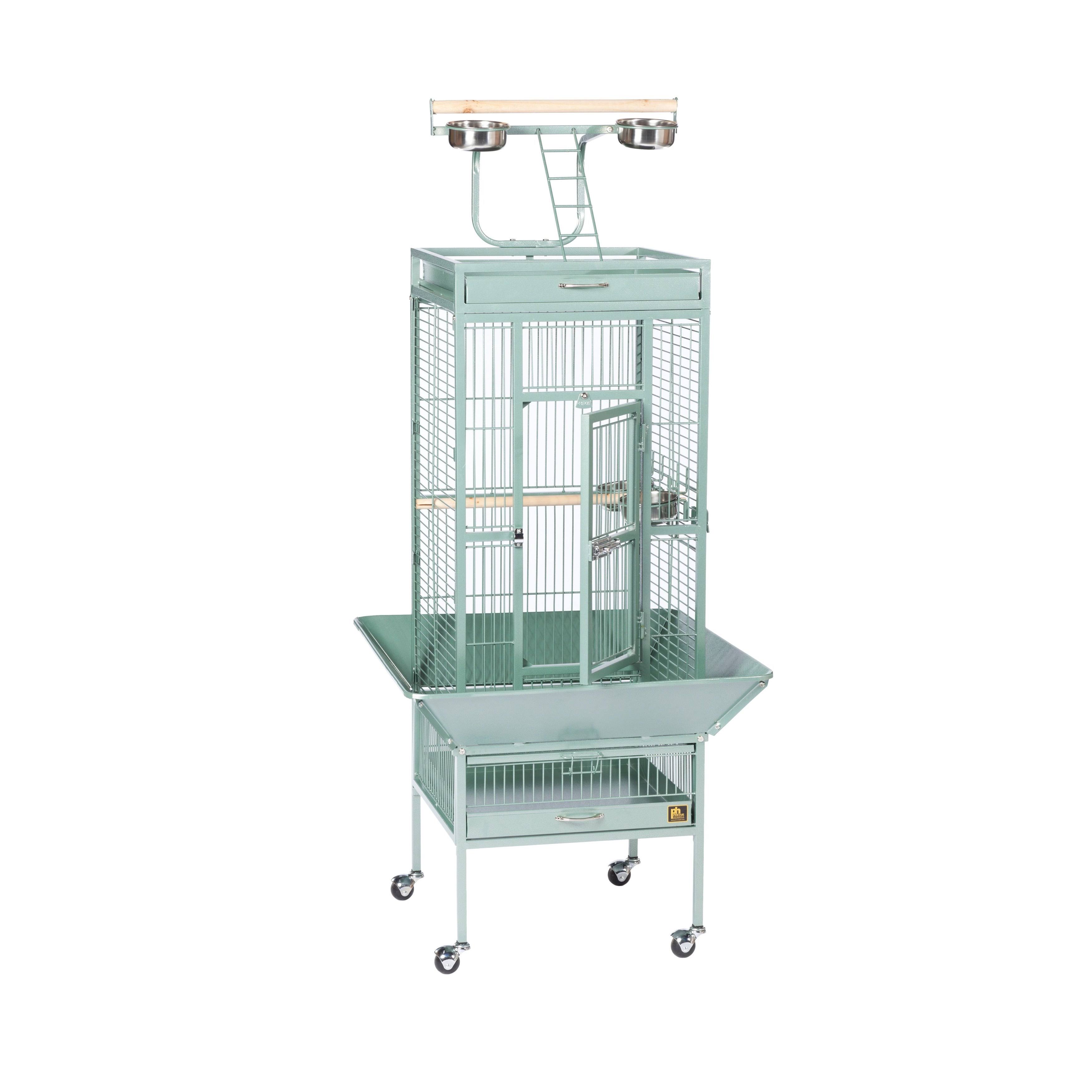 Prevue Hendryx Select Bird Cage, Wrought Iron, Pewter, S