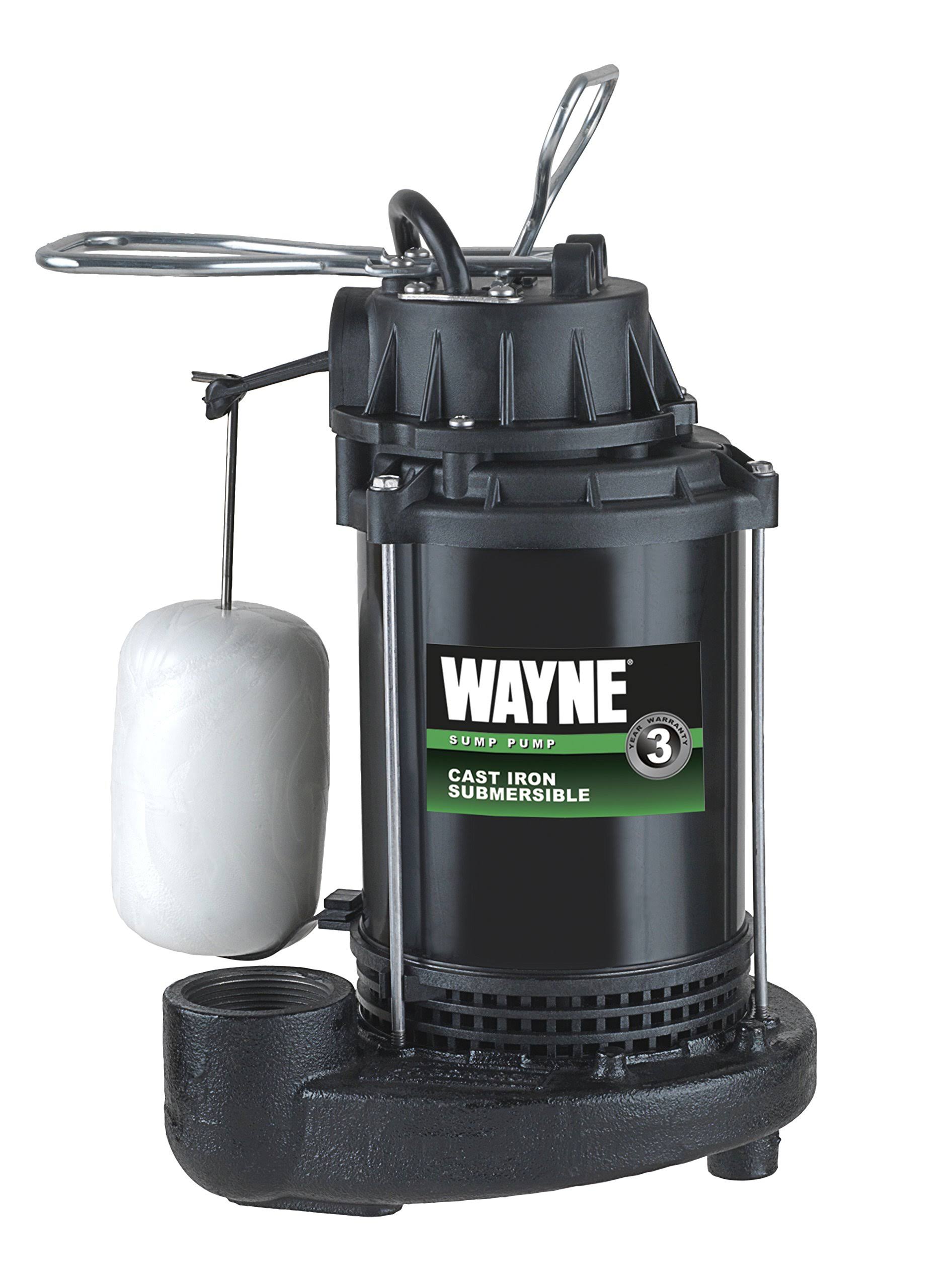 Wayne Cast Iron 1/2 HP Submersible Sump Pump