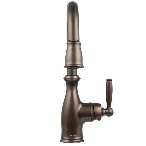 Moen Brantford Oil Rubbed Bronze One-Handle Pulldown Bar Faucet
