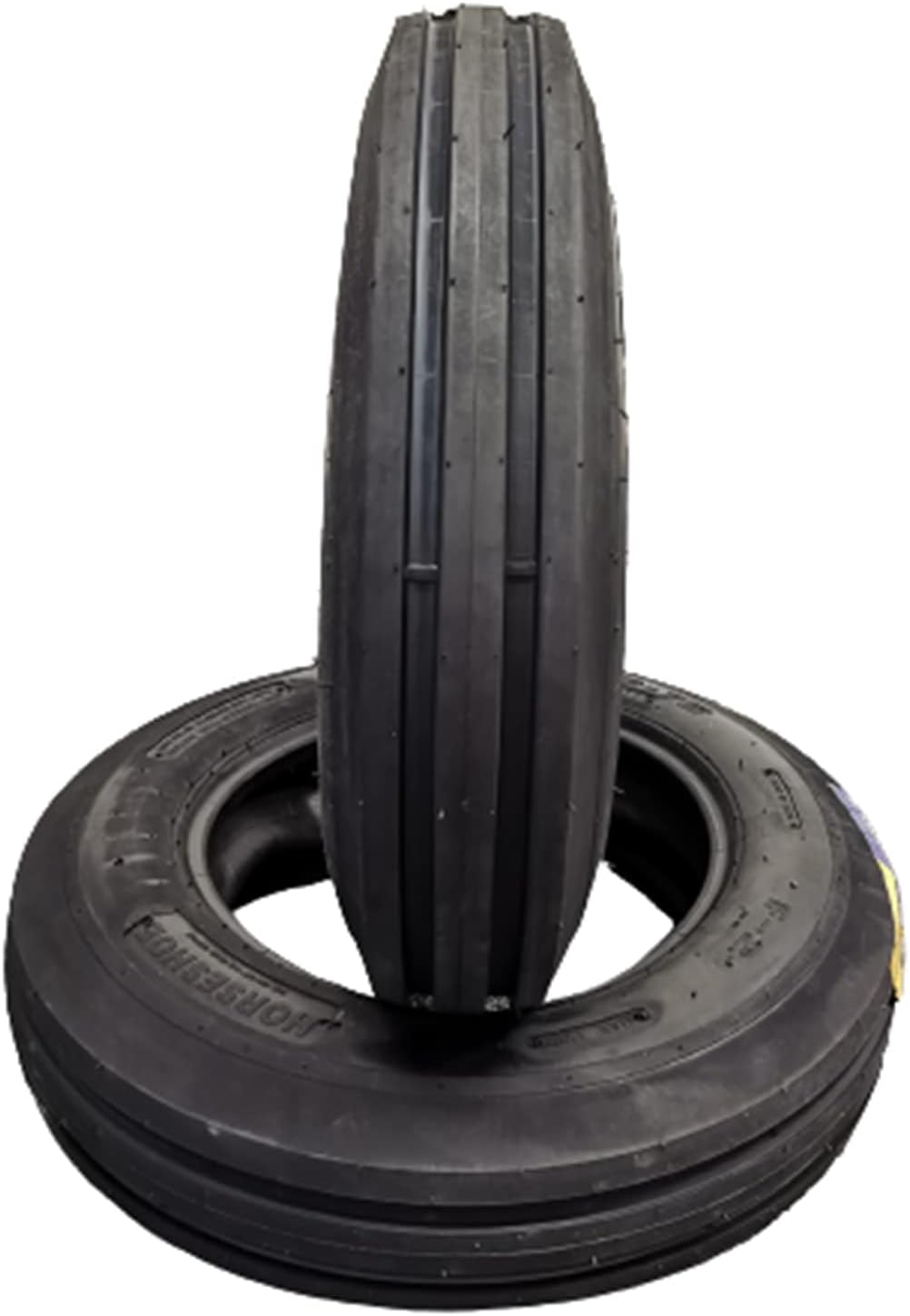 6.00-16 Tractor Tire - 10 Ply F2 3-Rib Heavy Duty AG Front Farm Tractor Tires With Inner Tube - 6.00x16 600x16 600-16 (1Tire + 1Tube)