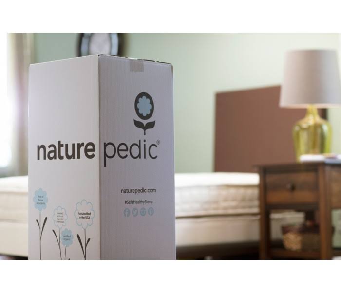 Naturepedic Twin Organic Quilted Cotton Deluxe Mattress, 1 Sided