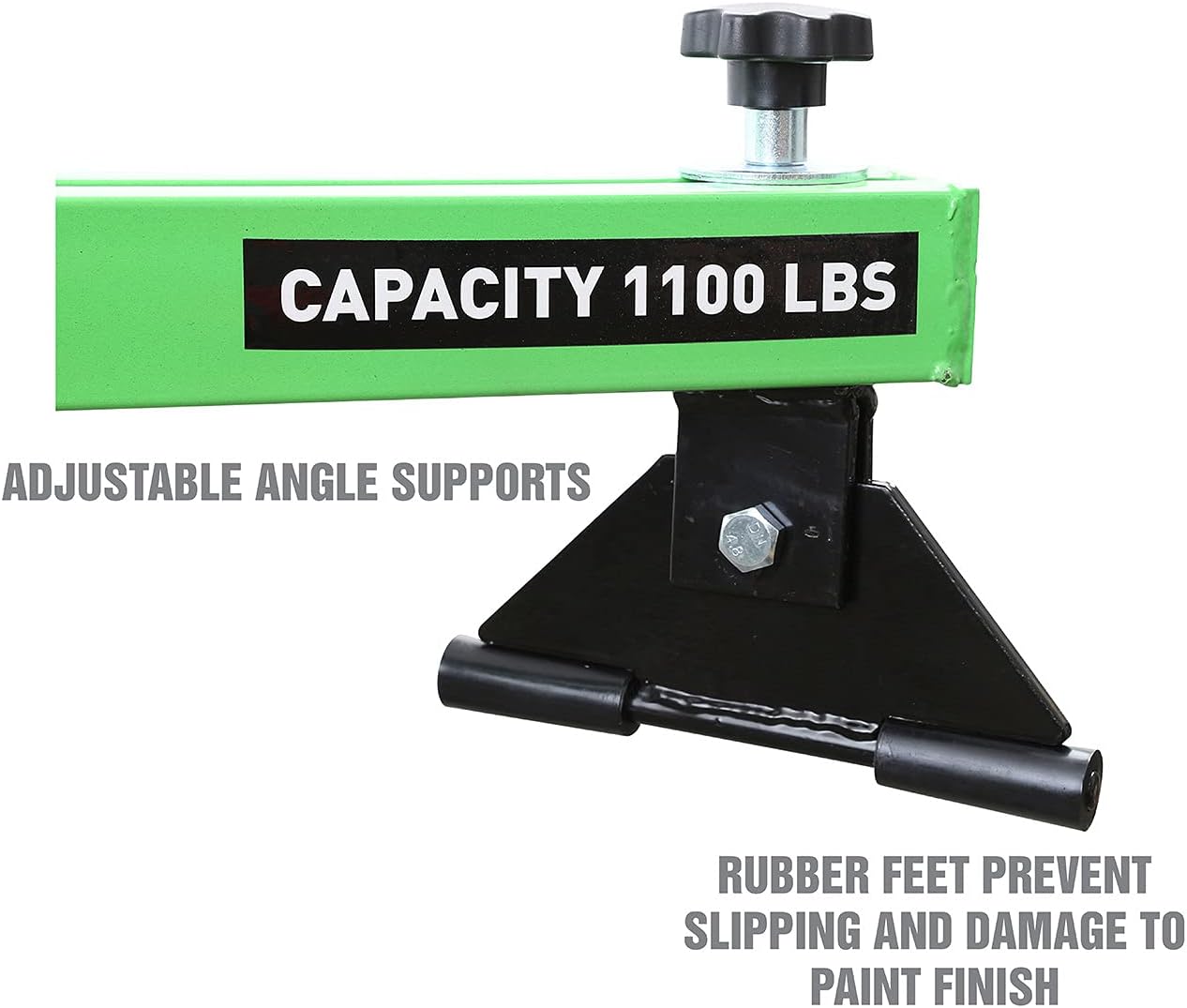 OEMTOOLS 24950 1100 Lb. Engine Support | Engine Hoist for Home Garages & Mechanics | Keeps Engine Stable & Lifted While You Work on Subframe, Transmission, & More | Two Engine Lift Chains Included