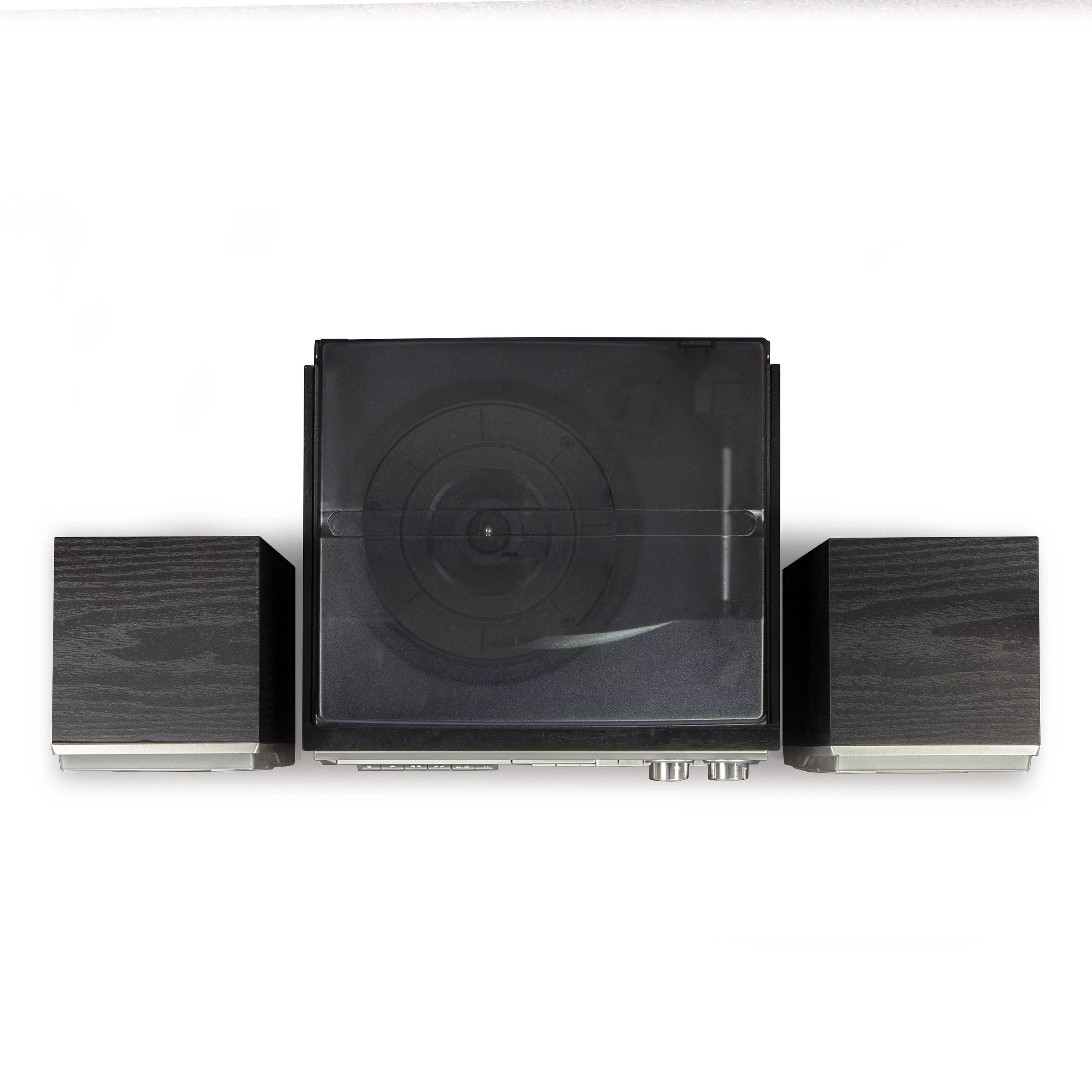 Crosley Eclipse Entertainment Center Vinyl Record Player with Speakers with wireless Bluetooth - Audio Turntables