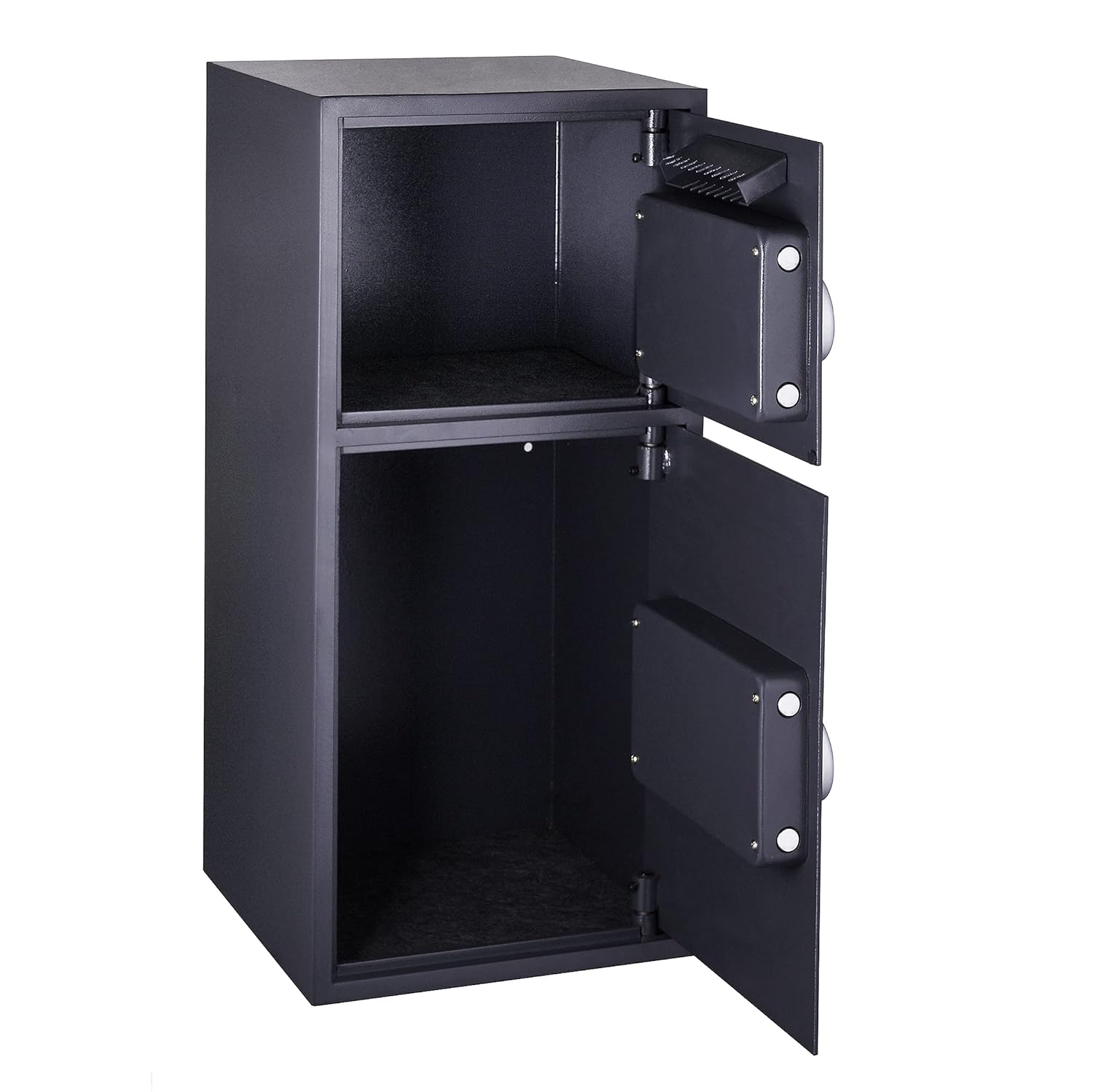 PARAGON LOCK & SAFE Digital Depository Safe – Electronic Drop Box with Keypad, 2 Manual Override Keys – Deposit Cash Easily – For Home or Business