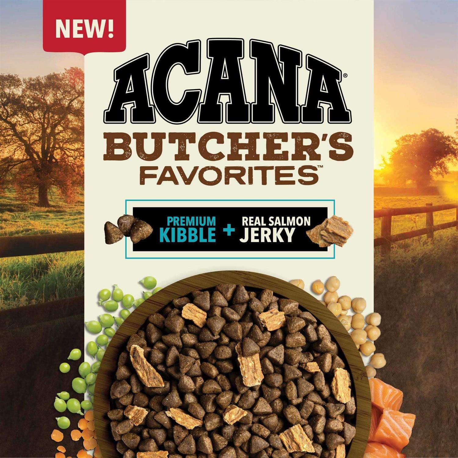 Acana Butcher’s Favorites Wild-Caught Salmon Dry Dog Food