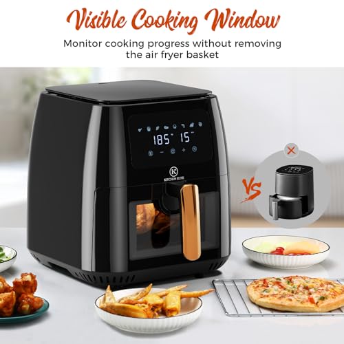 Kitchen Elite Air Fryer with Stainless Steel, Large Capacity