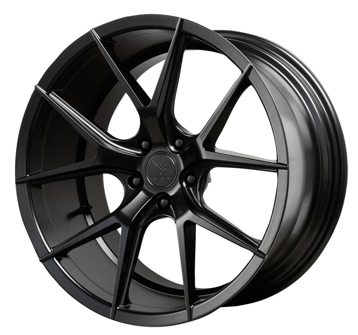Verde V99 Axis 22x9 5x112 +25mm Satin Black Wheel Rim 22x22 inch