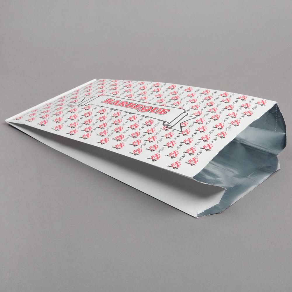 1/2 Gallon Foil BBQ Bag - 500/Case