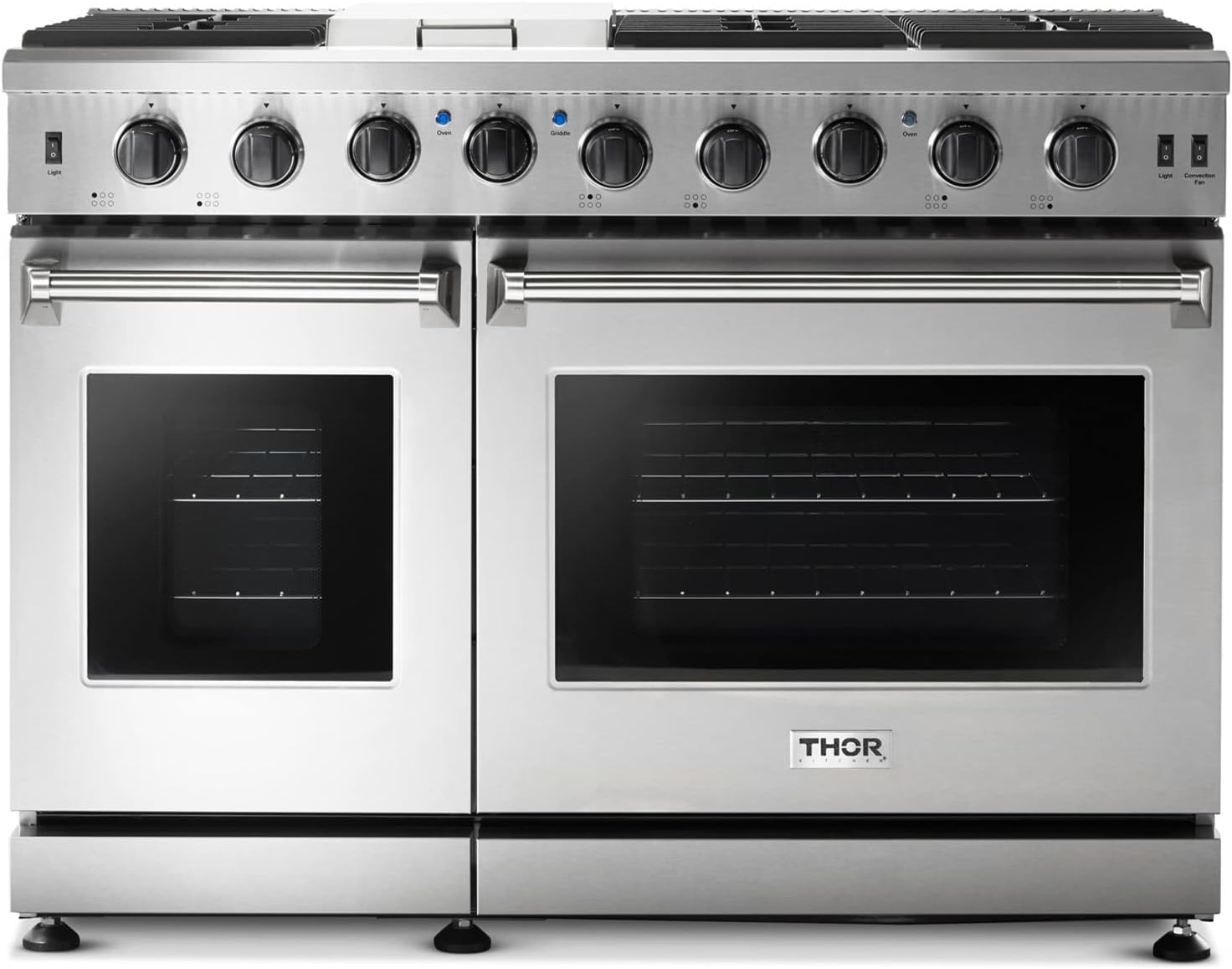 Thor 30 Inch Gas Range Stainless Steel with 5 Sealed Burners, 4.5 cu. ft. Oven, Free Standing Professional Range with Storage Drawer, Cast Iron Grate,LRG3001U
