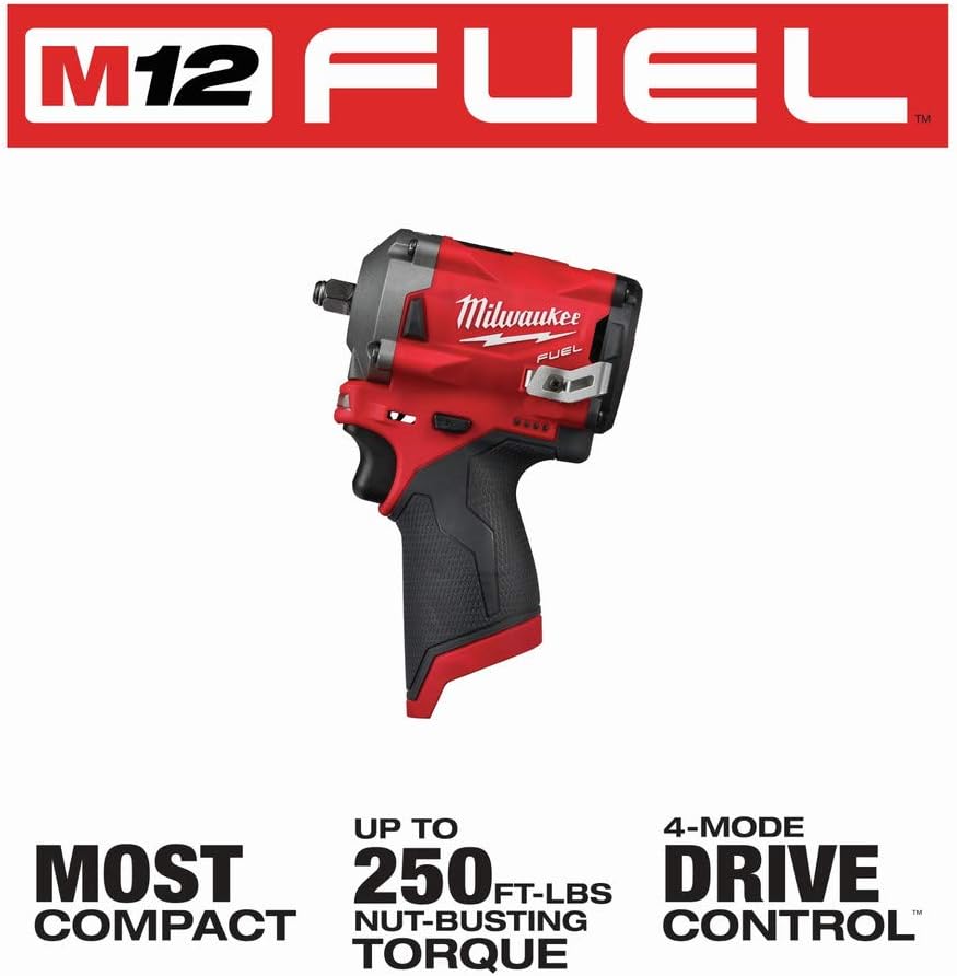 M12 Fuel Stubby 3/8" Impact Wrench (Bare Tool)