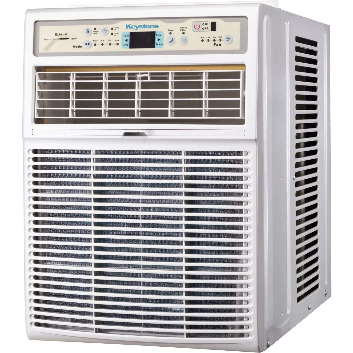 Keystone 10,000 BTU 115-Volt Casement Window Air Conditioner, White, KSTSW10B