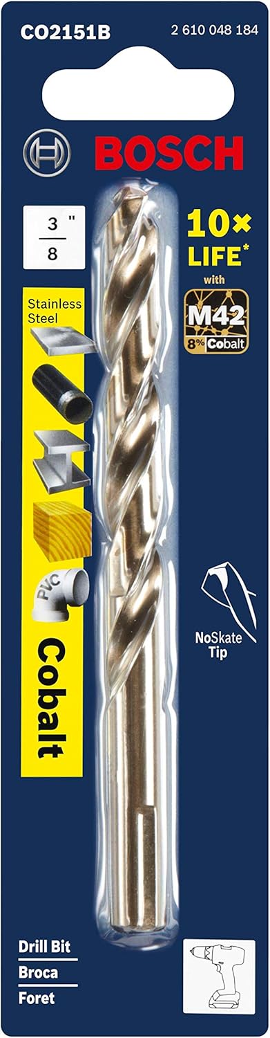 BOSCH CO21B 21 Pc. Cobalt M42 Drill Bit Set Pack of 2