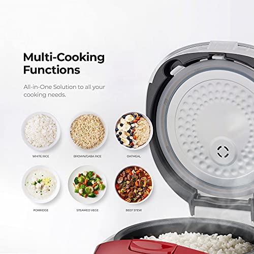 CUCKOO CR-1020F | 10-Cup (Uncooked) Micom Rice Cooker | 16 Menu Options: White Rice, Brown Rice & More, Nonstick Inner Pot, Designed in Korea | White