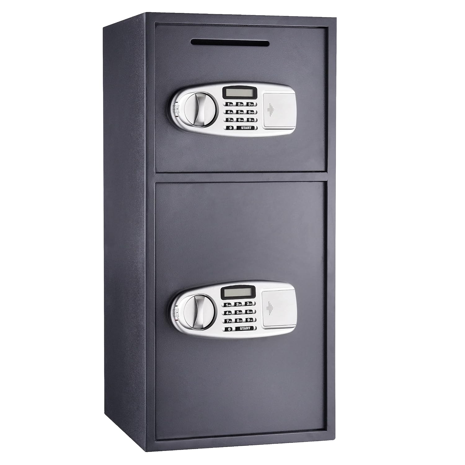 PARAGON LOCK & SAFE Digital Depository Safe – Electronic Drop Box with Keypad, 2 Manual Override Keys – Deposit Cash Easily – For Home or Business