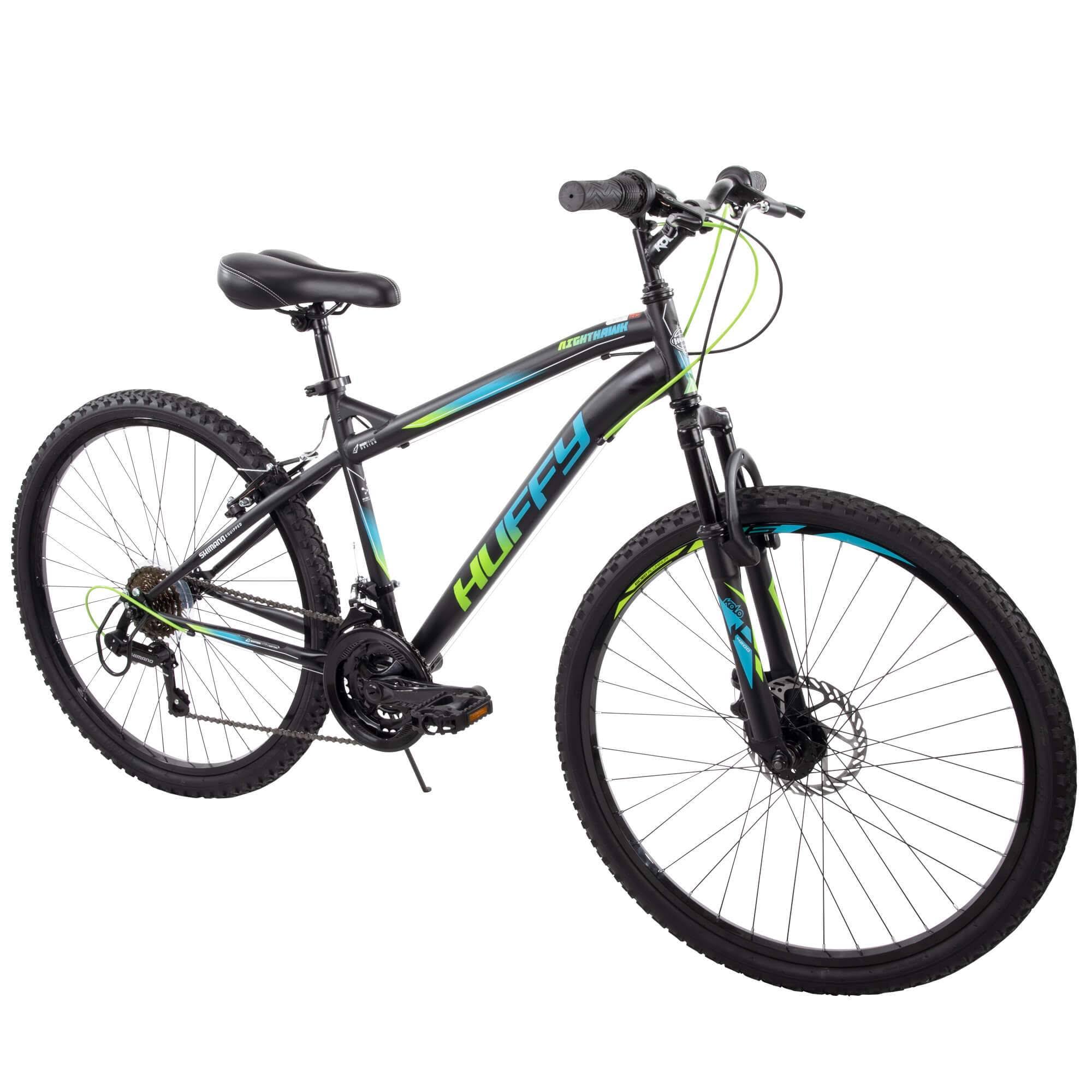 Huffy 26 inch Nighthawk Men&s Mountain Bike, Black Matte