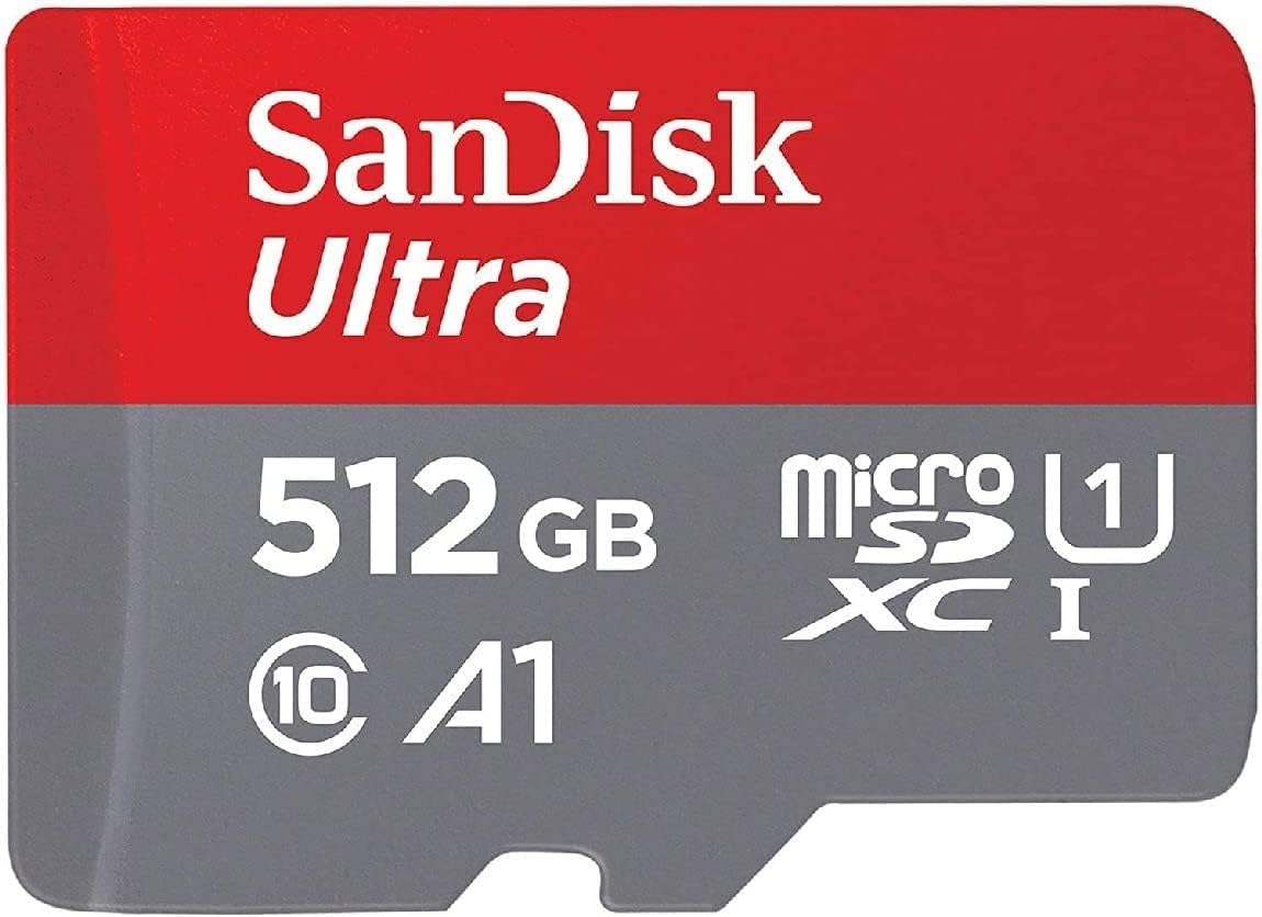 SanDisk 1TB Ultra microSDXC UHS-I Memory Card with Adapter - 120MB/s, C10, U1, Full HD, A1, Micro SD Card - SDSQUA4-1T00-GN6MA