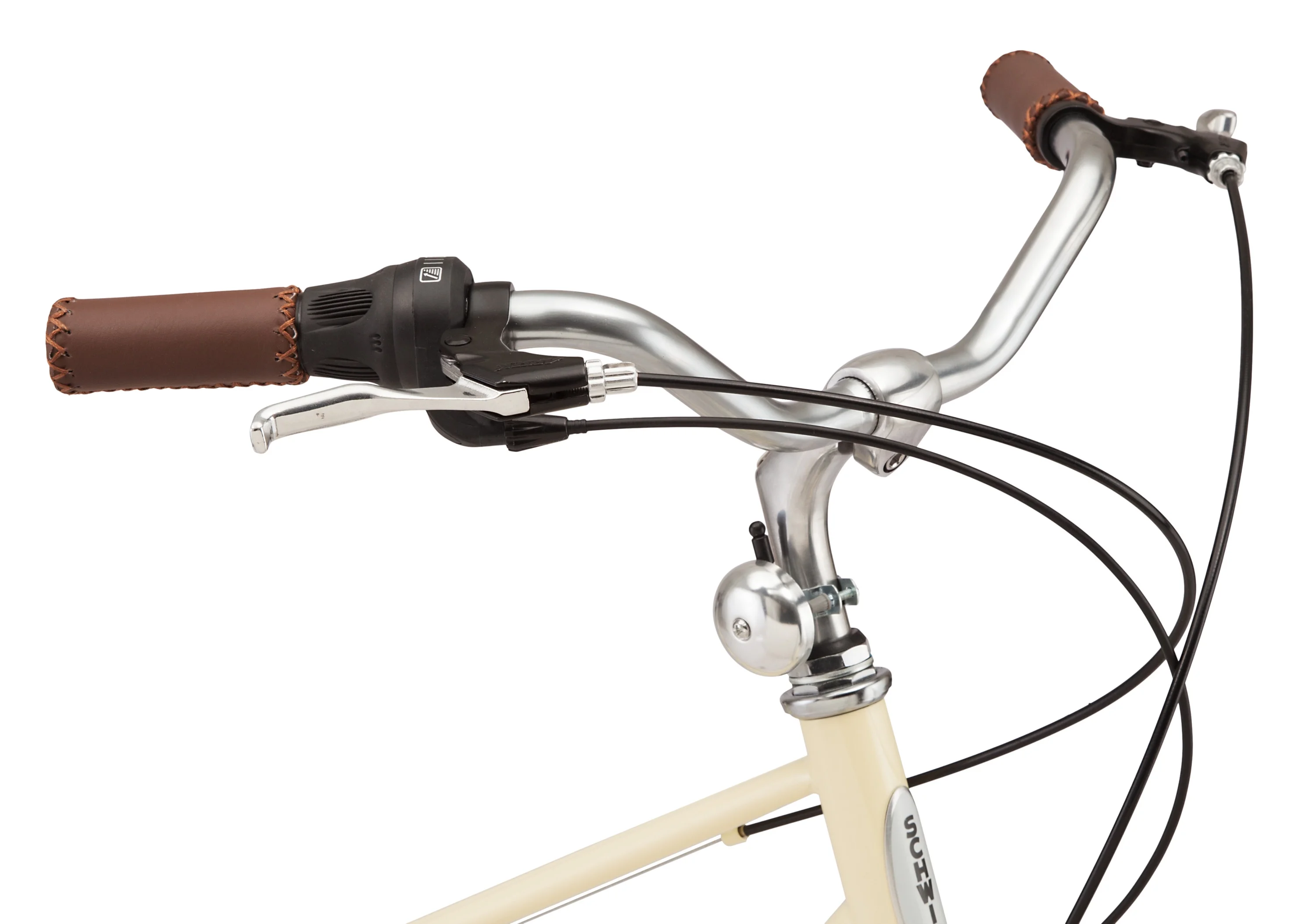 Schwinn Admiral 700c Adult Hybrid Bike, 7 Speed Unisex Bike, Cream