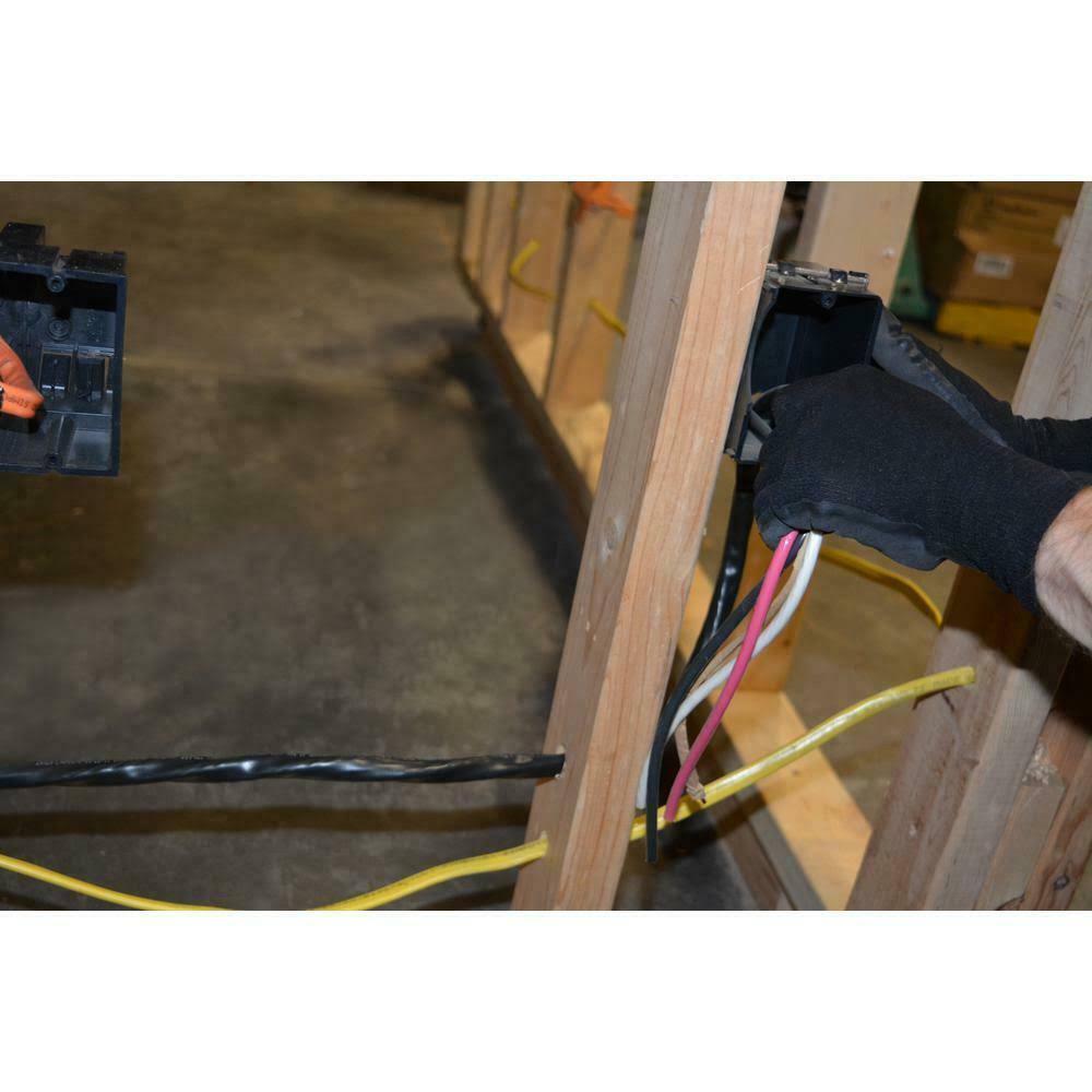 Southwire 50 ft. 8/2 Black Stranded Romex SIMpull Cu NM-B W/G Wire