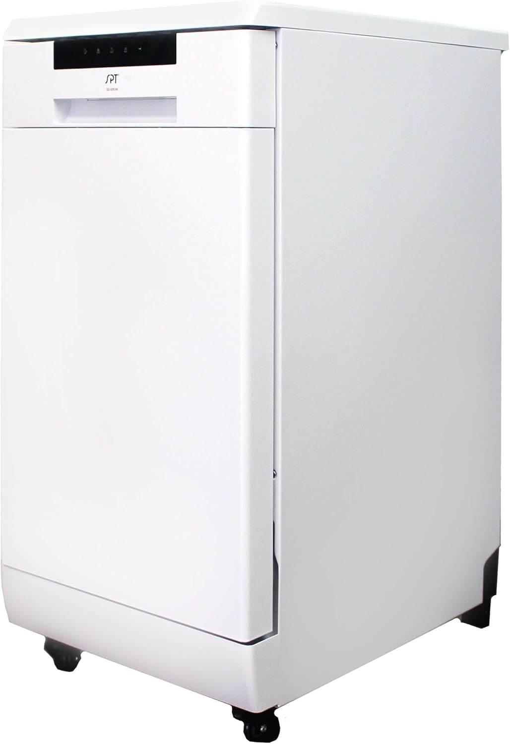 SPT SD-9263WA 18″ Wide Portable Dishwasher with ENERGY STAR, 6 Wash Programs, 8 Place Settings and Stainless Steel Tub – White