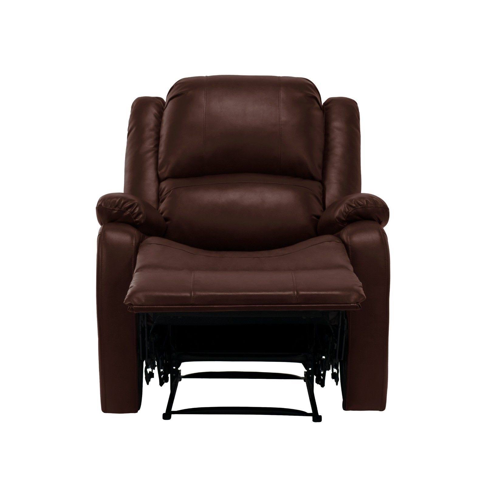 RecPro Charles 30x22 RV ZWR Zero Wall Recliner Chair Mahogany RV Furniture