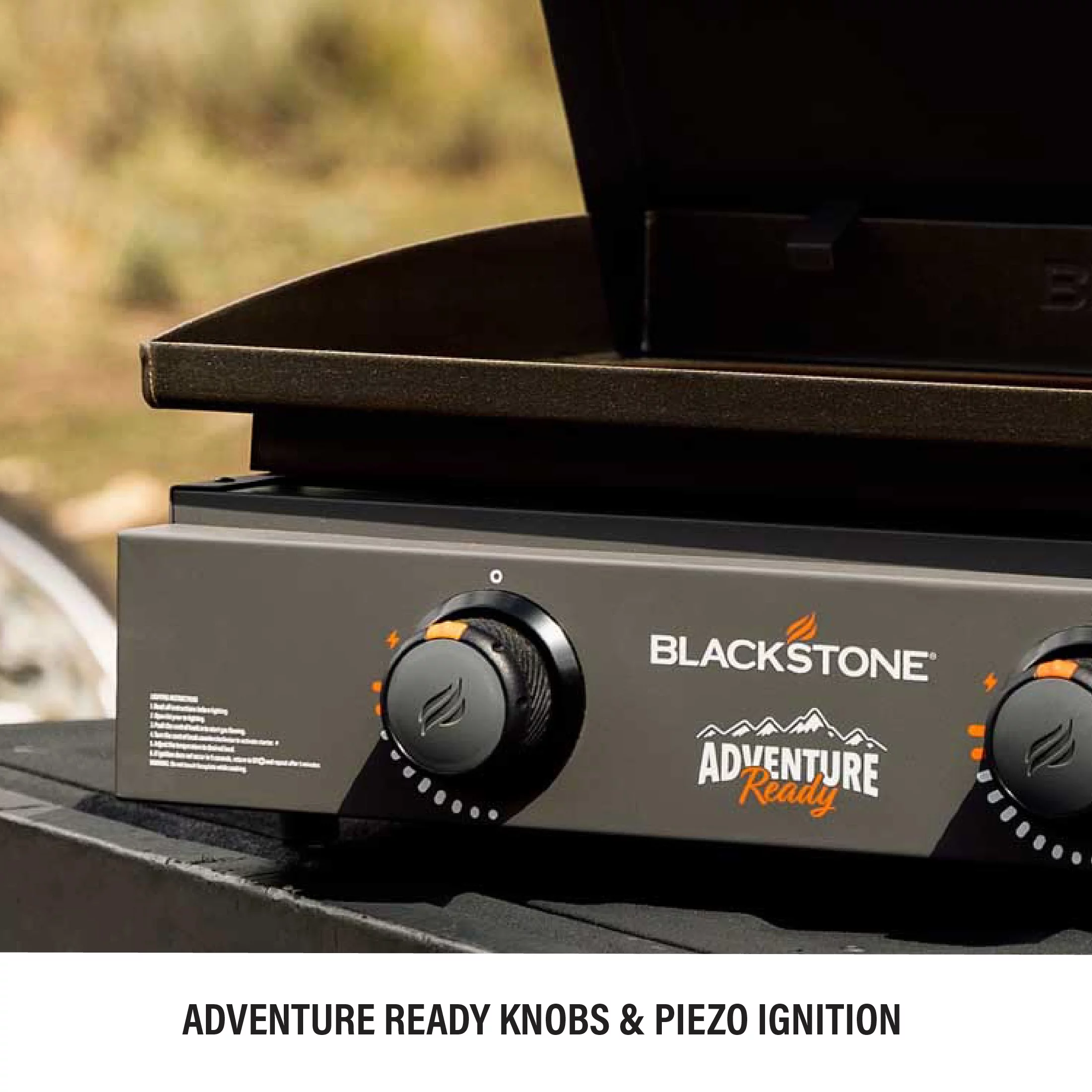 Blackstone Adventure Ready 2-Burner 22 Propane Griddle with Hard Cover in Black