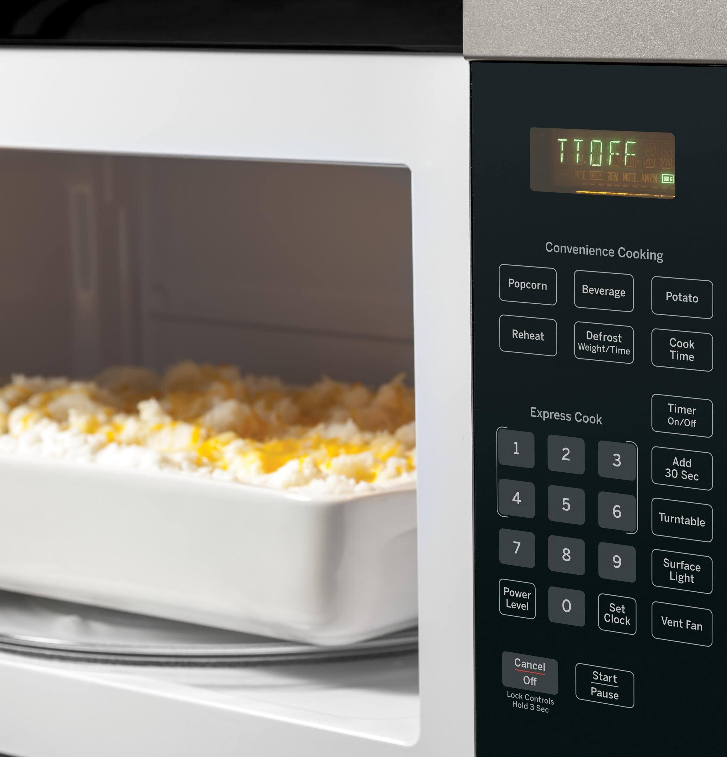 GE JNM3161MFSA 1.6 Cu. ft. Silver Over-the-range Microwave Oven