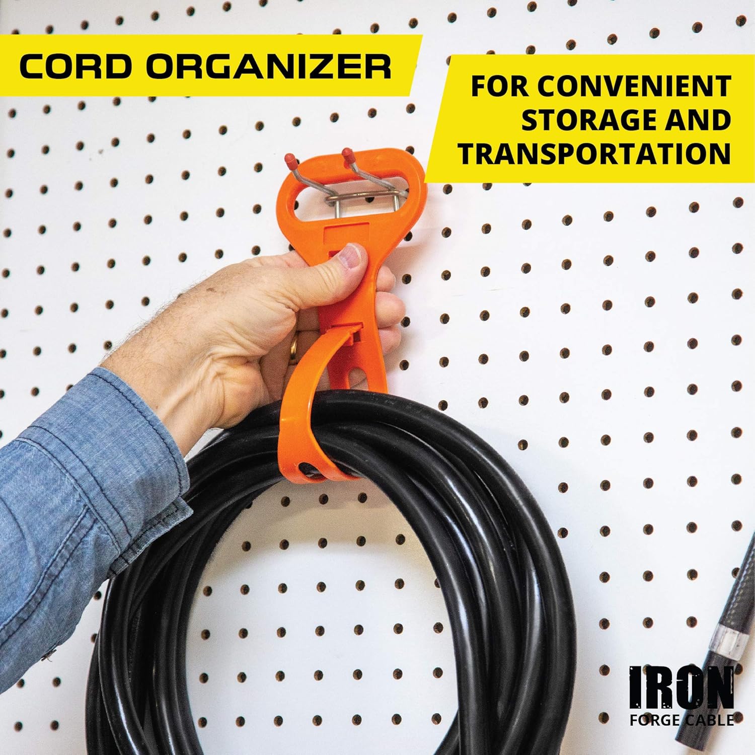 30 Amp Generator Cord - L14-30 40 Ft Generator Power Cable with Organizer 10/4 SJTW, 125/250v, 7500 Watt