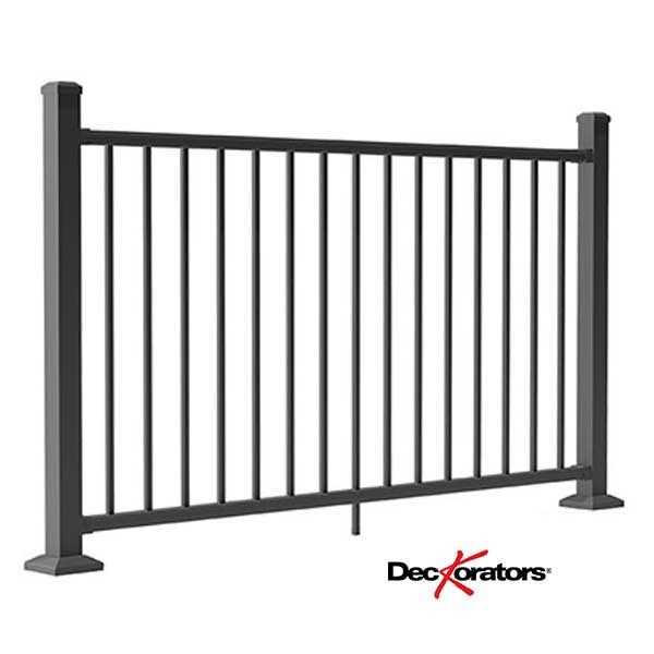 Rapid Rail Textured Black Aluminum Railing Kit Deckorators - Shop Hardware Tools Online Store