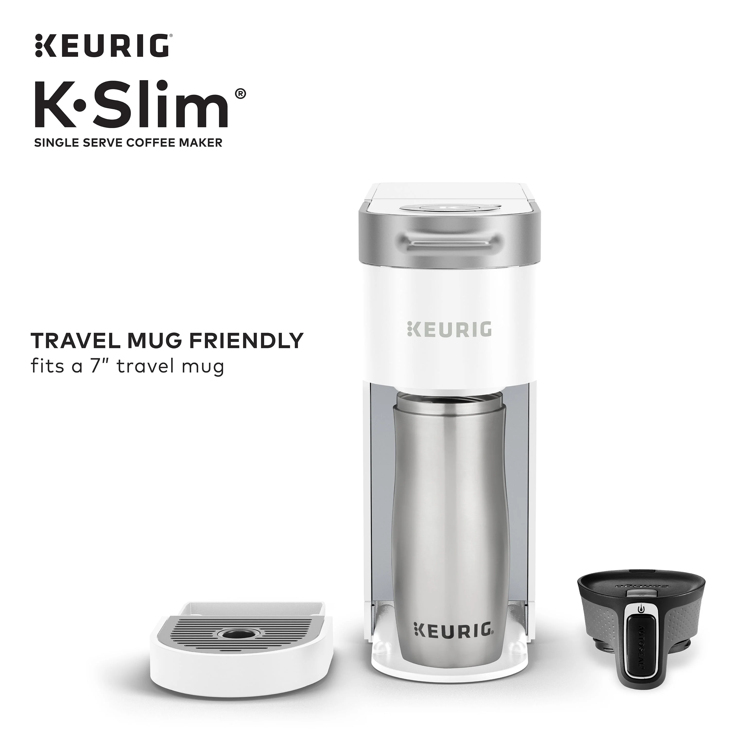 Keurig K-Slim Single-Serve K-Cup Pod Coffee Maker, Black