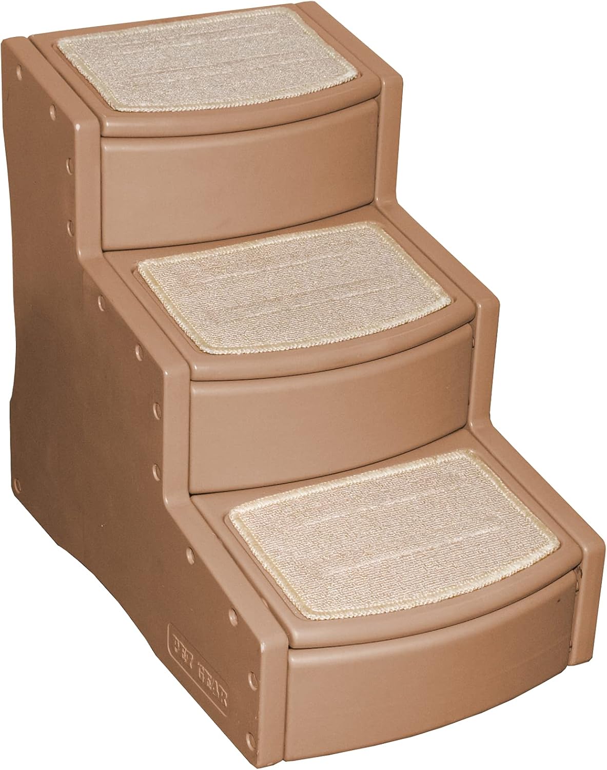 Pet Gear Easy Step III Pet Stairs, 3 Step for Cats/Dogs, Removable Washable Carpet Treads, for Pets Up to 150lbs, No Tools Required, Available in 6 Colors Pack of 2